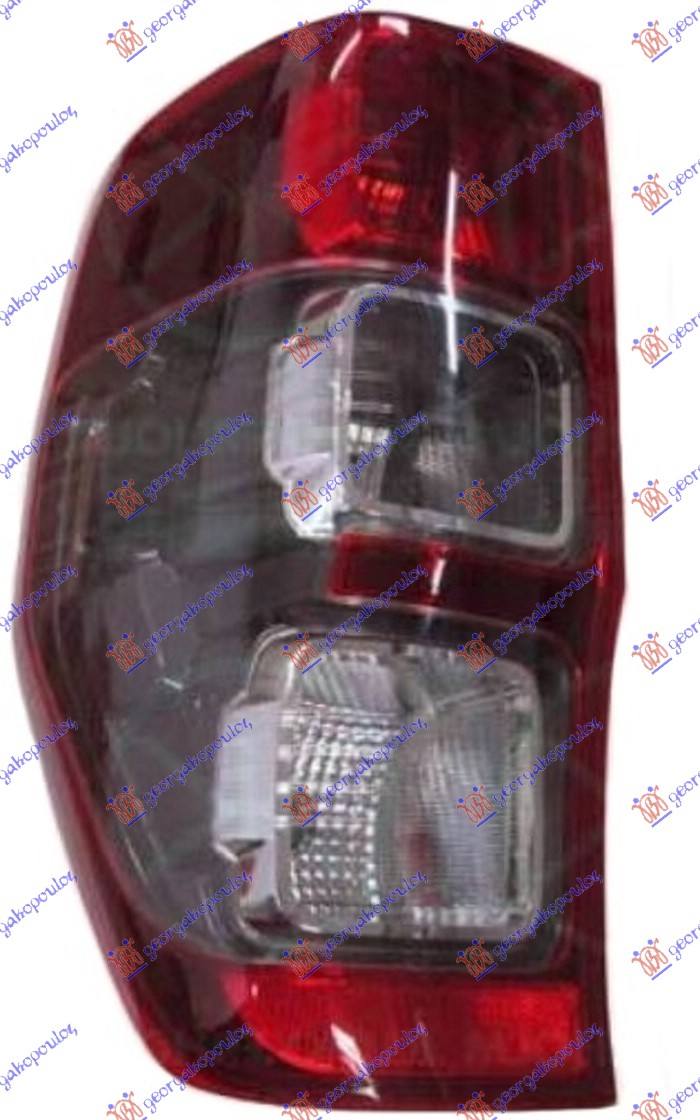 Stop lampa siva (BEZ MAGLENKE) (SA RIKVERC SVETLOM) (TYC) L