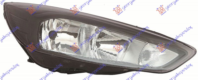 Far električni crni (H7/H1) (DEPO) D