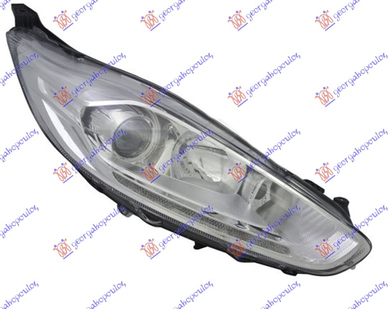 Far projektor (H1/H7) sa LED dnevnim svetlom (DEPO) D