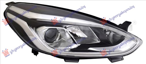 Far električni (H7/H1) sa LED dnevnim svetlom (SA MOTOROM) (TYC) D