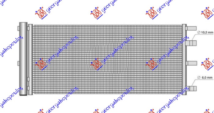 Hladnjak klime 2.0 tdci dizel (750x352) 2016- (RWD-4WD)