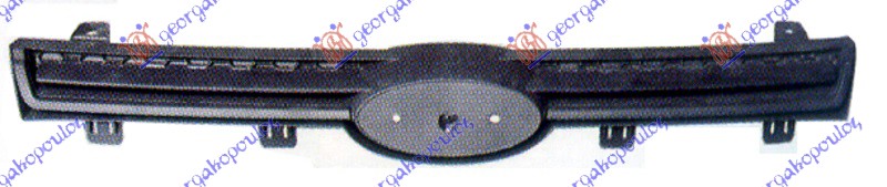 PVC maska crna