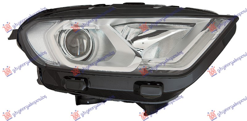 Far električni hrom (H18/H1) LED (SA MOTOROM) (DEPO) D