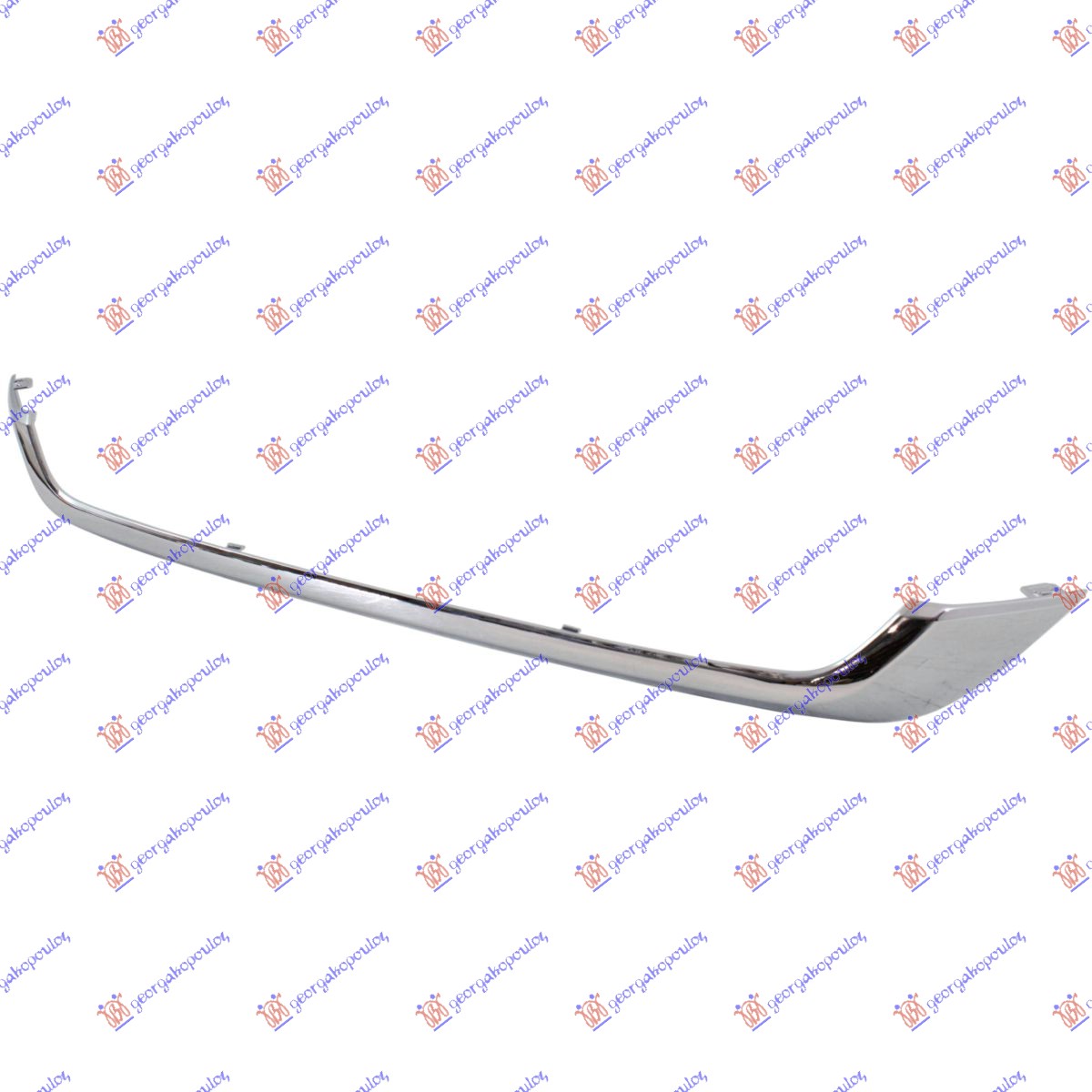 Lajsna PVC maske donja hrom