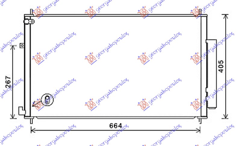Hladnjak klime 1.6/2.2 i-dtec dizel (665x390x16)