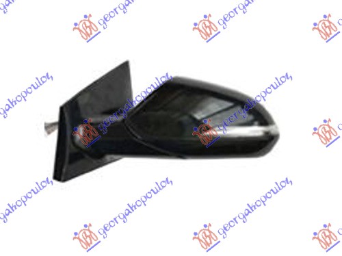 Retrovizor električni sa grejačem (MIGAVAC) (RAVNO STAKLO) L