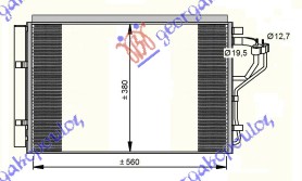 Hladnjak klime 1.4/1.6i benzin (555x385x16)