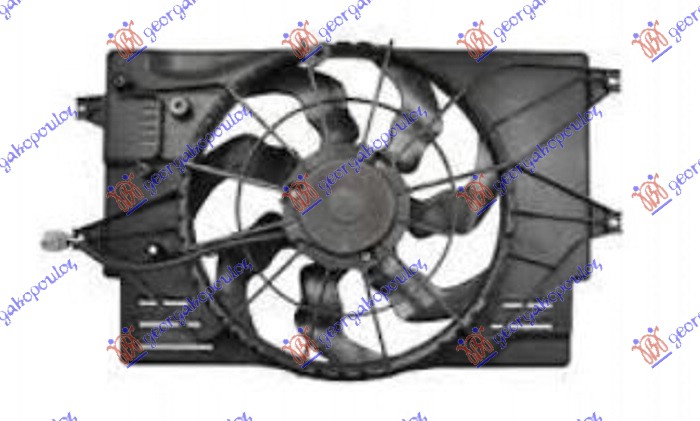Ventilator komplet (1.0/1.4 T-GDi BENZIN) (425mm)