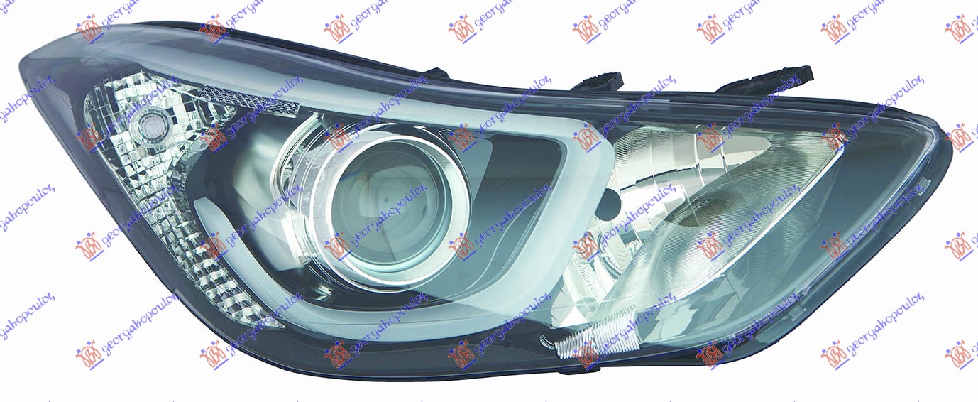 Far električni (HB3/H7) sa LED dnevnim svetlom (DEPO) D