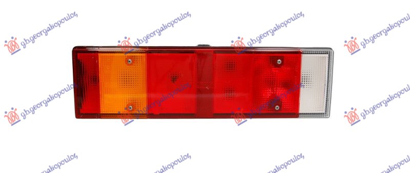 Stop lampa (CRVENA/ZUTA/BELA) (2 OKRUGLA PRIKLJUCKA) (DEPO) D