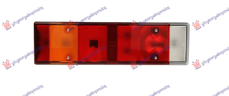 Stop lampa (CRVENA/ZUTA/BELA) (2 OKRUGLA PRIKLJUCKA) (DEPO) L