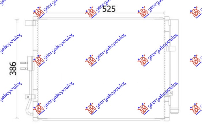 Hladnjak klime 1.6 tgdi benzin (524x400)