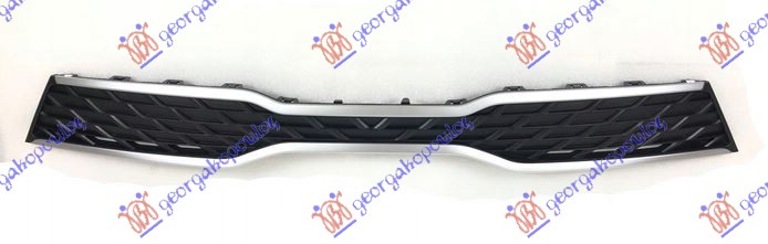 PVC maska crna/srebrna (MREZA)