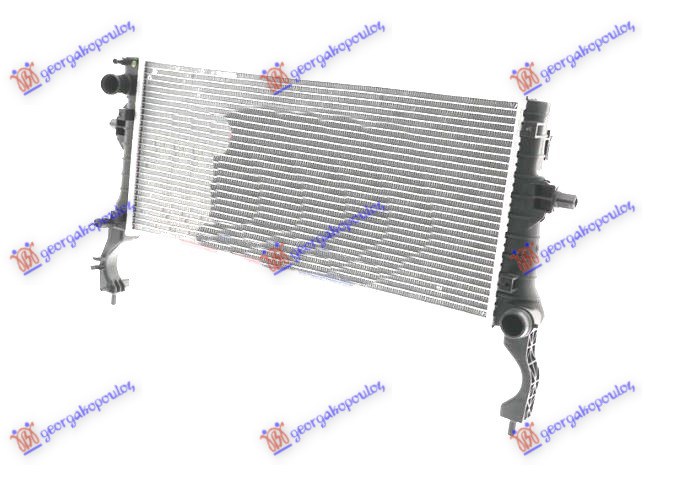 Hladnjak motora 1.6 dizel (650x288x36) sa cevi
