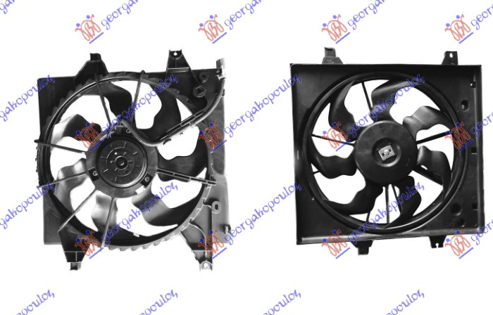 Ventilator komplet (1.0 BENZIN)