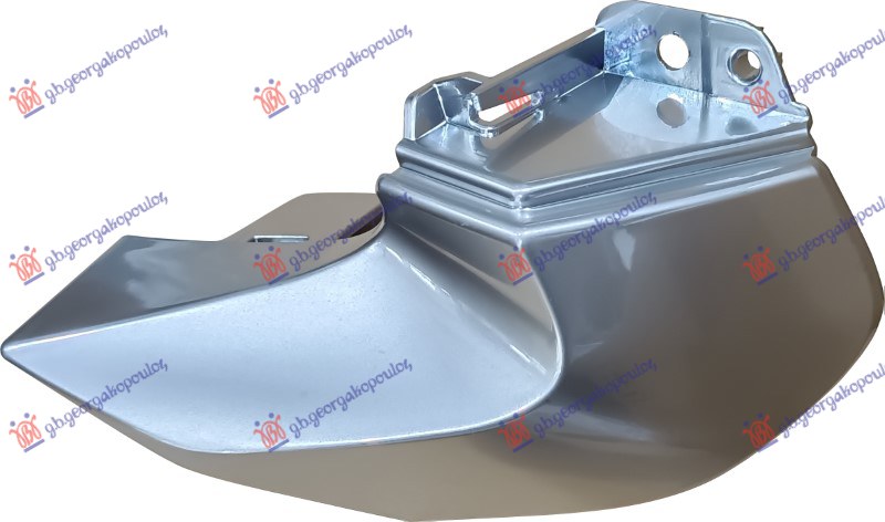 Lajsna PVC maske donja bočna srebrna D