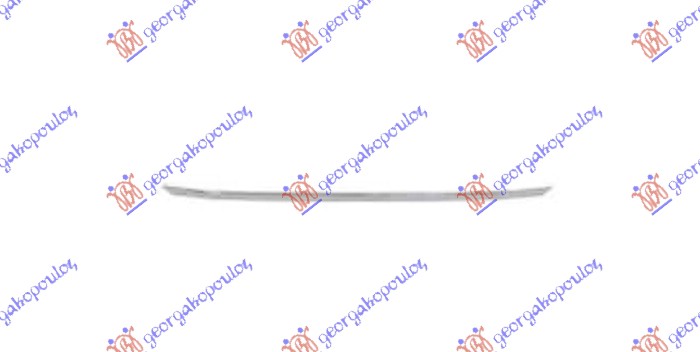Lajsna PVC maske gornja hrom