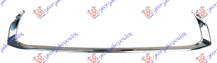 Lajsna PVC maske gornja hrom