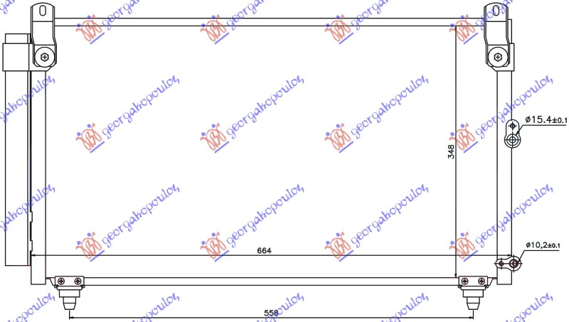 Hladnjak klime za sve modele benzin (620x350x16)