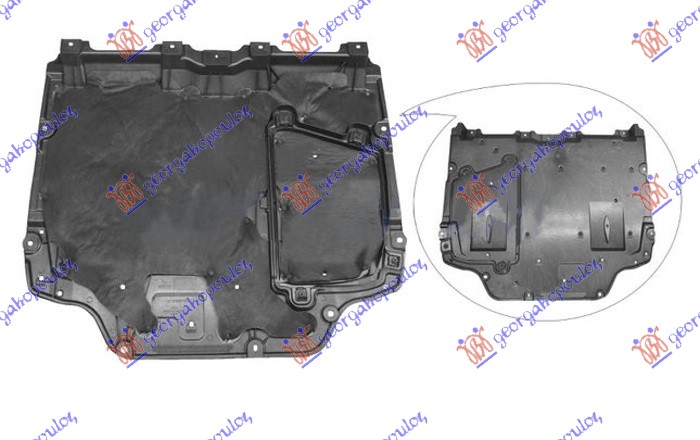 Zaštita motora plastična
