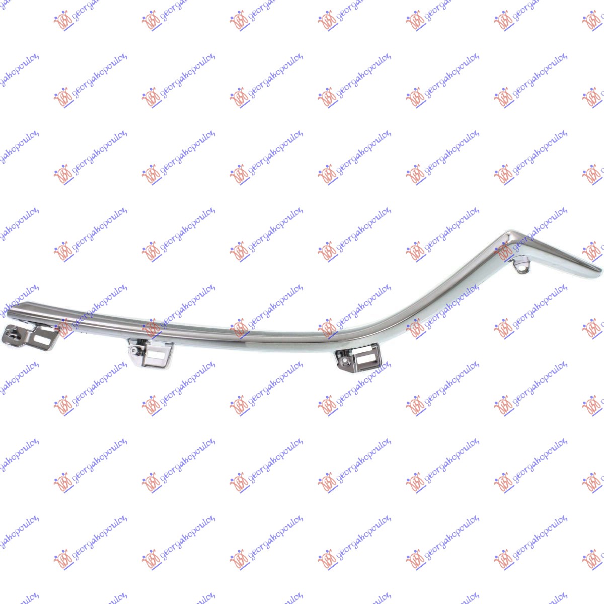 Lajsna PVC maske donja hrom L