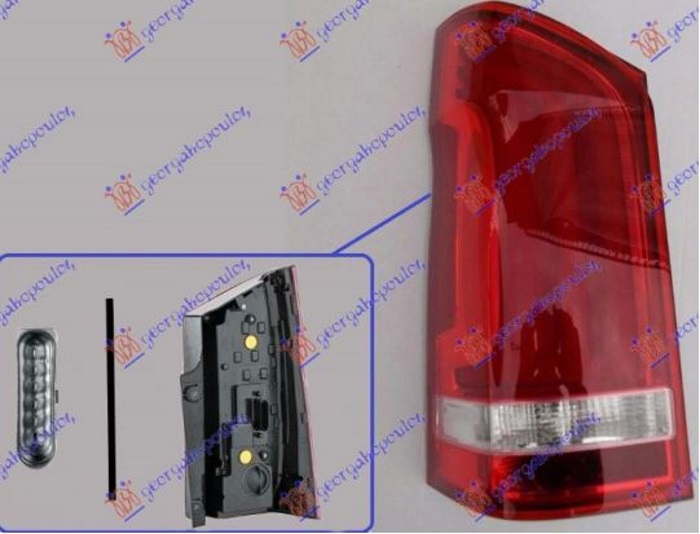 Stop lampa (JEDNA VRATA) LED (DEPO) L
