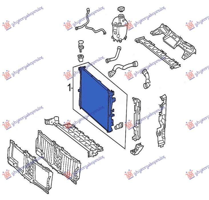Hladnjak motora 3.0 benzin (645x500)