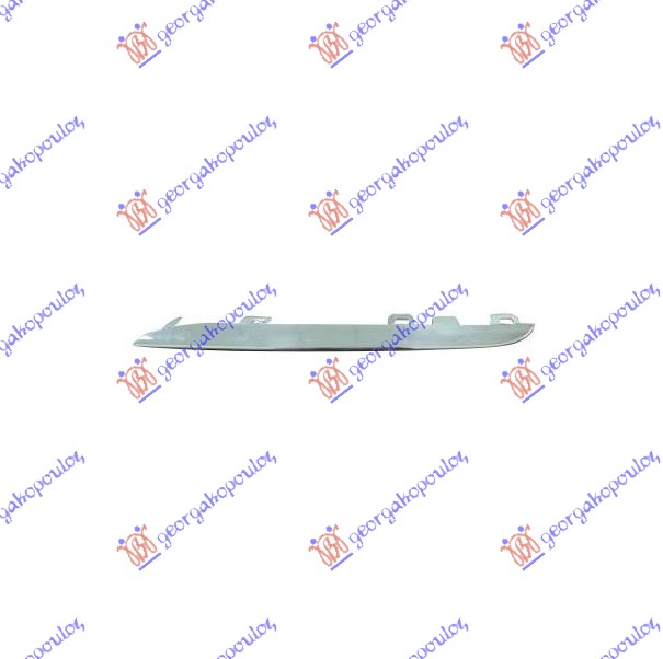 Lajsna PVC maske donja hrom D