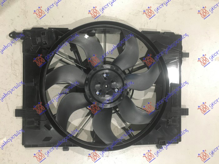 Ventilator komplet (BENZIN/DIZEL) (480mm) (4 PIN)