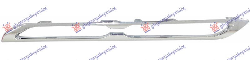 Lajsna PVC maska donja hrom L