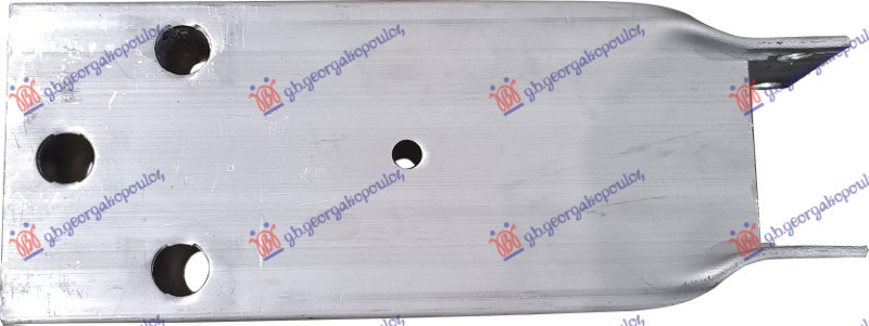 Nosač šine prednjeg branika aluminijum (L=D)