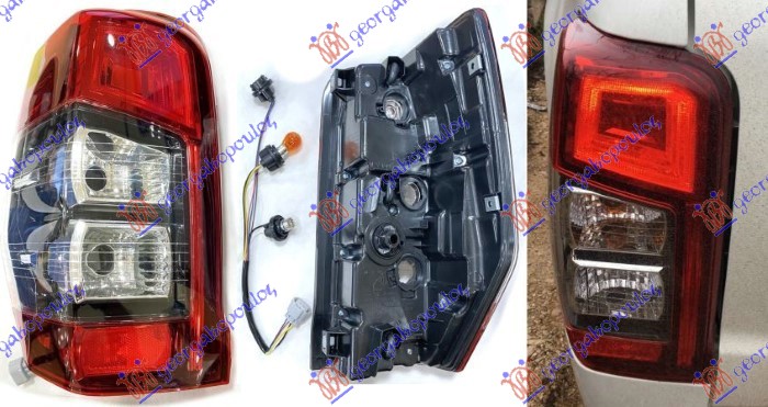 Stop lampa (LED2/PY21W/W16W) (LED OBLIK O) (TIP ICHIKOH) (BEZ ZADNJE MAGLENKE) (TAJLAND) L