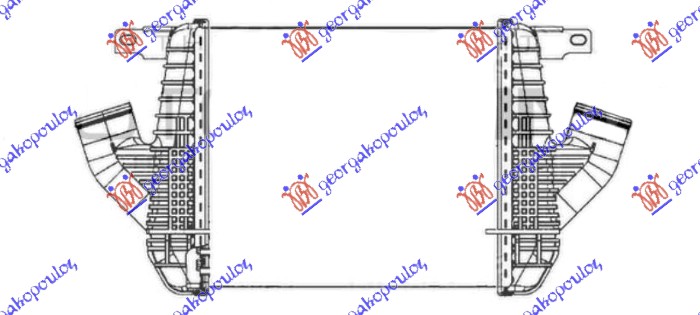 Hladnjak interkulera 2.5-3.0 dci dizel (305x273)