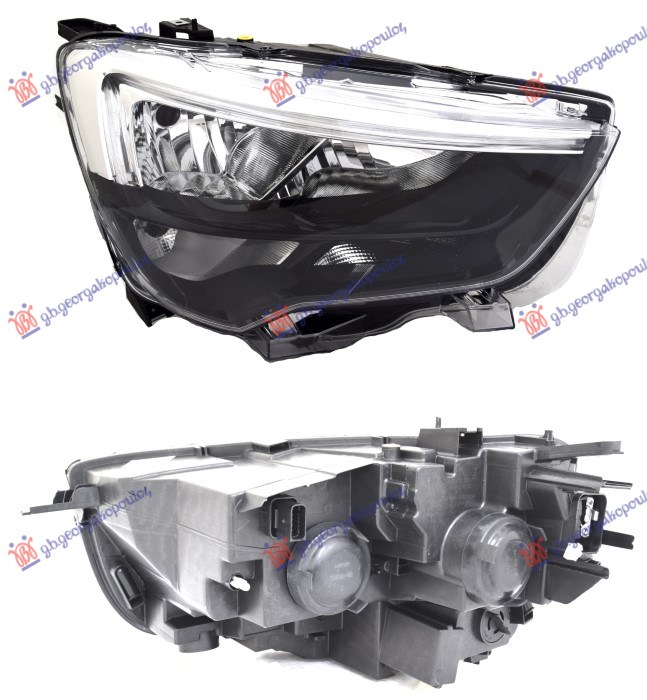 Far električni (H7/H1) sa LED dnevnim svetlom (TYC) D