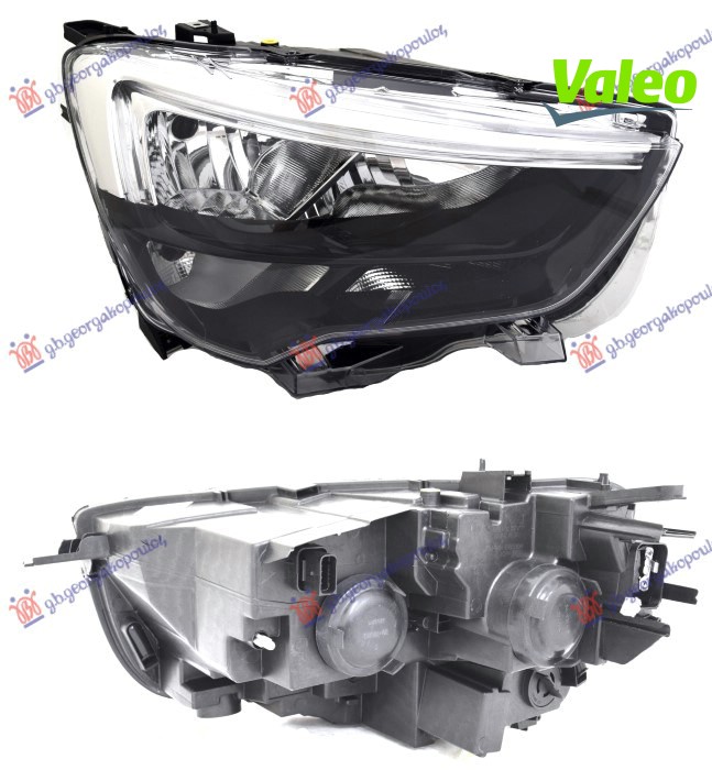 Far električni (H7/H1) LED dnevnim svetlom (VALEO) D