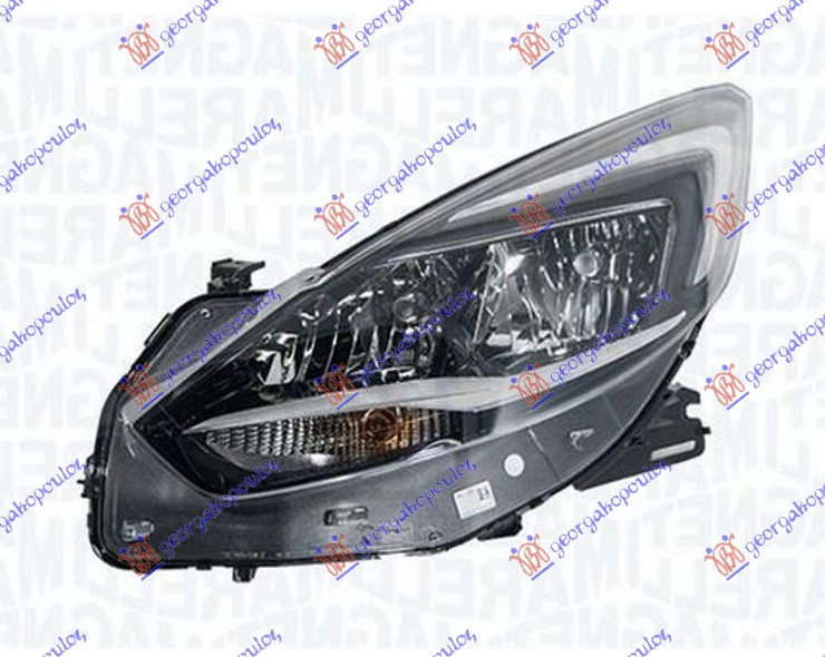 Far električni (H7/H7) sa LED dnevnim svetlom (MARELLI) L