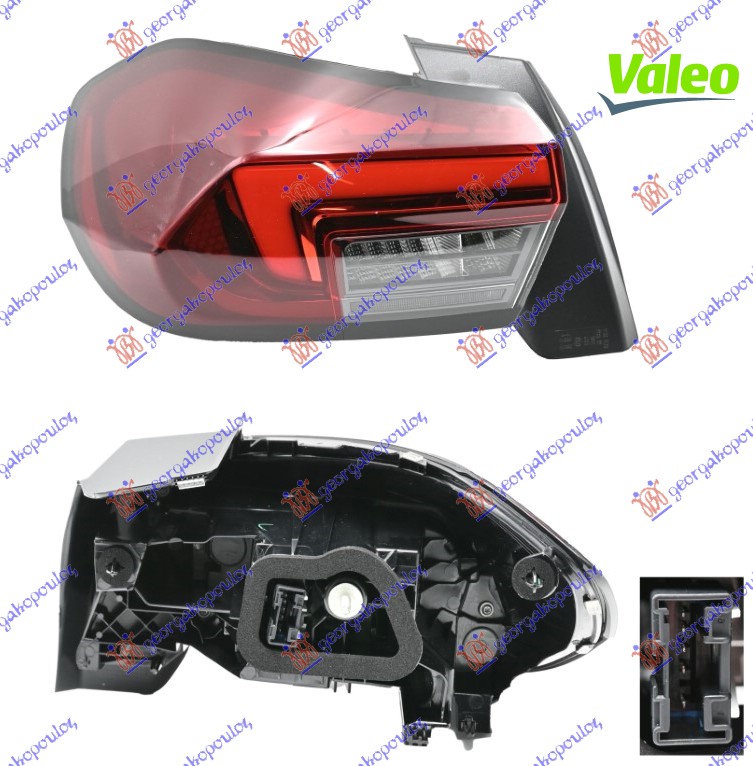 Stop lampa spoljašnja LED (VALEO) L