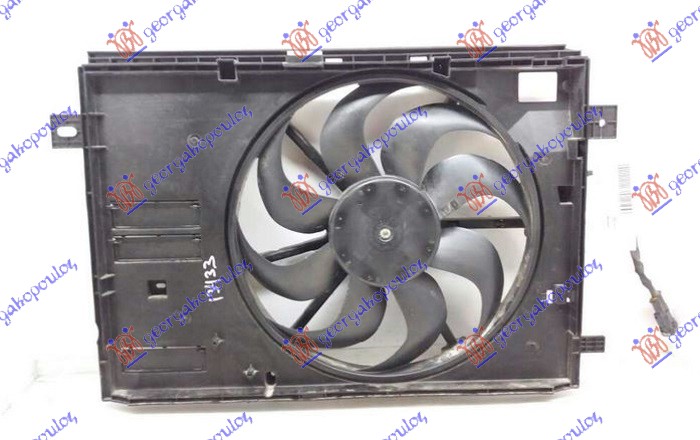 Ventilator komplet (BENZIN/DIZEL) (430mm) (2 PIN)