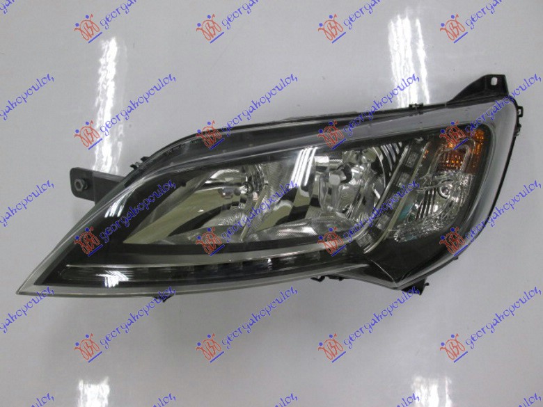 Far električni crni sa LED dnevnim svetlom (TYC) L