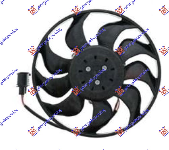 Ventilator (MOTOR+ELISA) (BENZIN) (400W) (LEVO)