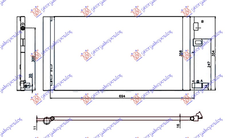 Hladnjak klime 1.6i 16v (H4M) benzin (650x350)
