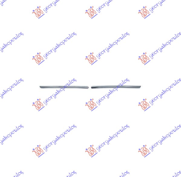 Lajsna PVC maske hrom (SET)