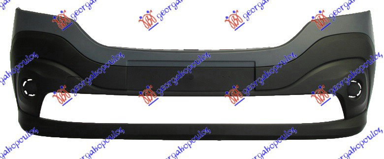 Prednji branik mat-crni (SA LAJSNOM)
