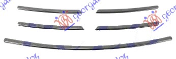Lajsna PVC maske hrom (SET 5 KOM)