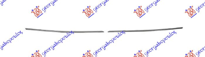 Lajsna PVC maske hrom (SET)