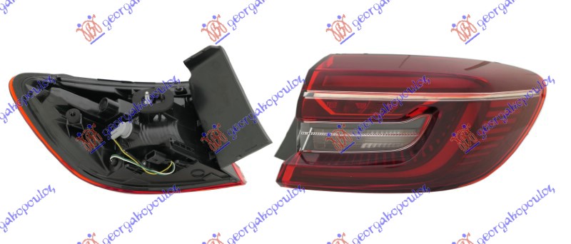 Stop lampa spoljašnja LED (MIDDLE VERSION) (LED OBLIKA C) (DEPO) D