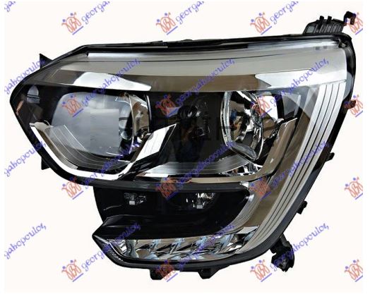 Far električni hrom (H7/H7) sa LED dnevnim svetlom (TYC) L