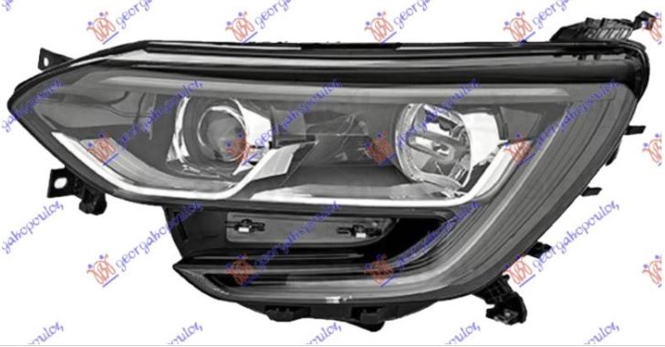 Far električni (H7/H7) crni LED dnevnim svetlom (TURSKA) L