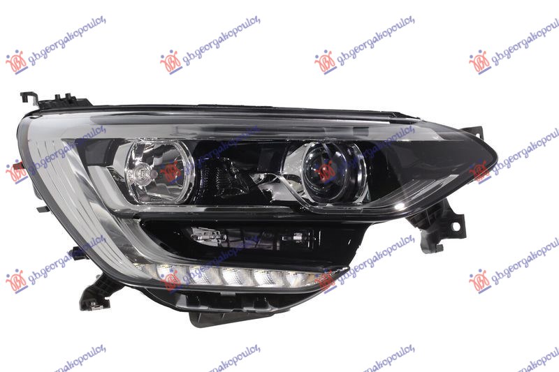 Far električni (H7/H7) hrom (SA LED DNEVNIM SVETLOM) 21- (VALEO) D