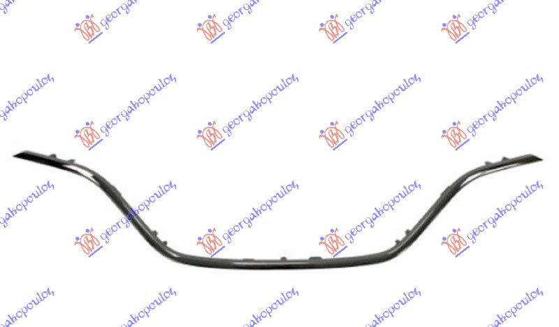 Lajsna PVC maske donja hrom
